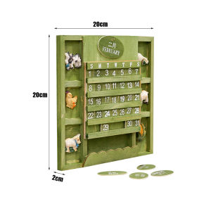 JUXIANYOU | Trang Trí Treo Tường Lịch Vô Hạn Gỗ Sáng Tạo