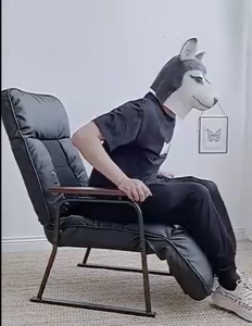 High Quality Leather Comfortable Resting Chair for Elderly