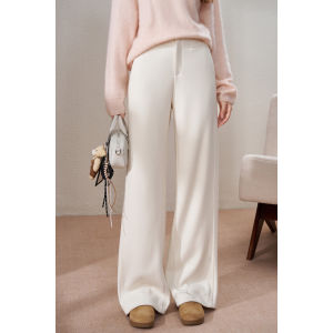Misoshine | Thickened Acetate Wool Wide Leg Trousers