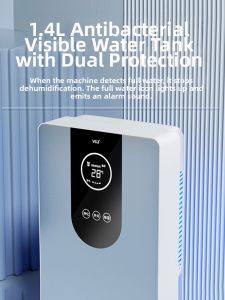 Quiet Integrated Bedroom Humidity Controller Moisture Absorber Indoor Air Purifier NOCCLILI CS-812 Semiconductor Dehumidifier