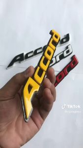 EMBLEM MOBIL ACCORD EKSTERIOR MOBIL HONDA VARIASI TIMBUL 3D BAHAN FIBERGLASS