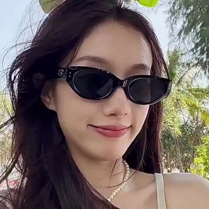 Sunglasses Black Cat Eye Frame Sunglasses for Men Women Eyewear Protection Fashion Sunglass