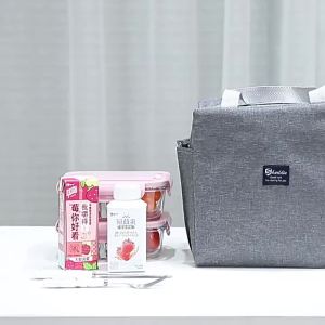 New Versatile Insulated Lunch Bag Student Portable Aluminum Bento Lunch Handbag Insulation Picnic Insulation