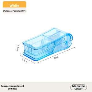 Portable Pill Organizer Seven Compartment