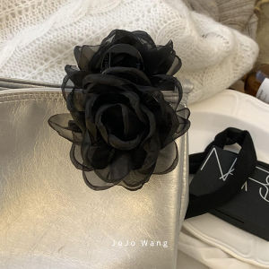 Simple Elegant 3D Lace Flower Hair Claw Jojo Wang Original Design Fabric Hair Accessories Fresh out Fashion Hair Grips