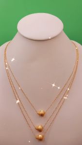 Kalung Donna 01 Alloy Lapis Mas 18K KP047G