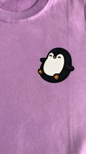 Atasan Kaos Kids Anak Cewek Cowok Laki Perempuan Cotton Katun Lengan Pendek Distro Penguin