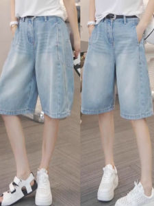 Shalldoer | กางเกงยีนส์ทรงหลวมเอวสูงสไตล์เกาหลีย้อนยุคสำหรับผู้หญิง กางเกงขายาวทรงหลวมสุดเก๋สำหรับฤดูร้อนปี 2025 กางเกงขายาวทรงหลวมอเนกประสงค์สำหรับผู้หญิง