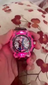 เด็กนาฬิกา Spiderman 3D ชายหญิง การ์ตูนเด็ก Spiderman LED นาฬิกาฝีฟชันสำหรับเด็ก 3D มิตรสำหรับชายหญิงที่มีสีสันแฟลชนาฬิกาสำหรับเด็กโปร่งใสส่องสว่างนาฬิกาดิจิตอลน่ารัก