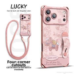 GGUU | Hand-painted Protective Case Air Sling Wrist Strap Stand with Lanyard Silicone