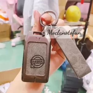 Ốp Khóa Kim Loại Xe Ô Tô Xe  volvo xc60 s90 c40 s60 v40 xc40 xc90 v60  Chất Liệu Hợp Kim Mặt Da Bò