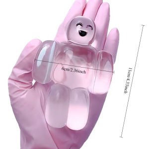 Squishy Transparent Jelly Robot Squeeze Toy Cute Super Soft Slow Rebound Water Sense Cartoon Toy Kawaii Stress-relieving Gift