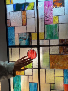 fancy fix | Retro Stained Glass Window Stickers