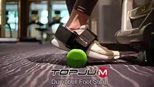 EELHOE | New Dumbbell Foot Attachment Tibialis Trainer Adjustable Ankle Weights Leg Workouts Extensions Home Gym Shaping EquipmentAcc