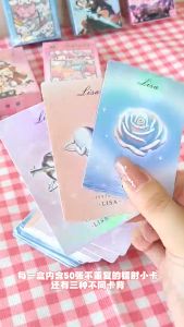 50pcs/box Sanrio Kuromi Photo Card Cinnamoroll My Melody Laser Card HD Lomo Collection