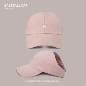 WRELS | Summer Baseball Cap Breathable Women High Ponytail Outdoor Sport Cap Sunshade Anti-UV Adjustable Travel Beach Empty Top Hat
