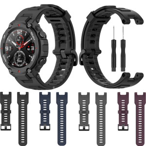 Silicone Strap for Amazfit T-Rex Pro Soft Sport Replacement Wristbands for Amazfit T-Rex/T-Rex Pro Smart Watch band Accessories