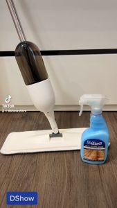 น้ำยาดันฝูน น้ำยาเก็บฝูน เช็ดฝูนละออง ขนาด 1000มล พื้นไม้ ลามิเนต (Dust Polish Liquid) - สีฟ้า