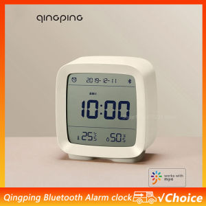 Qingping Cleargrass Bluetooth Smart Alarm Clock Temperature Humidity Display LCD Screen Adjust Night light For Mihome APP