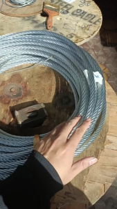 Dây Cáp ( Ø 12mm) Thép Mạ Kẽm - Dùng Buộc và Giằng Lõi Đa Sợi Mềm Dẻo (400g)