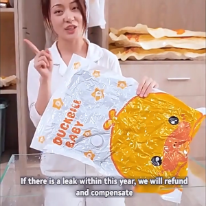 4Pcs Travel Storage Resealable Vacuum Bags bag Compressed Storage Bag Resealable Clothes Storage Bag