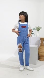 Overall Anak Perempuan Boneka Labubu LED Bisa Nyala Usia 5-12 Tahun