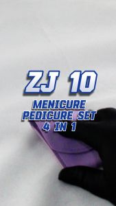 Gunting Kuku Set Lengkap 4 in 1 Alat Gunting Kuku Manicure Set Termurah Model Pouch Dompet -ZJ-10