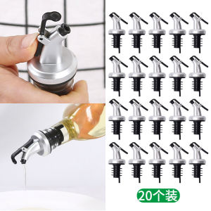 Non-Drip Kitchen Oil Bottle Pouring Spout Olive Oil Dispenser Modern Simple Nordic Style Glass Seasoning Bottle Stopper