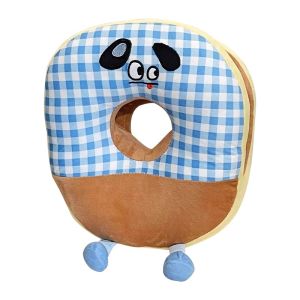 Ice Silk Nap Pillow Cute Cartoon Office Seat Student Lumbar Support Pillow Soft Comfortable Neck Protection Non-Foldable Cushion