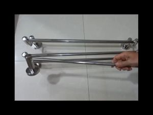 Vắt khăn đơn đôi vắt khăn lệch inox 304 thanh vắt khăn treo tường nhà tắm giá treo khăn nhà tắm thanh vắt khăn  inox 304