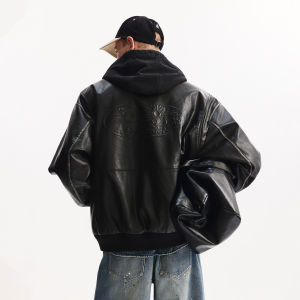 Jack Jones | Detachable Hood Solid Color Mens Spring Jacket