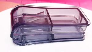 2PCS Pill Tablets Cutter for Small or Large Pills - Portable and Precise Pill Splitter - Doubles as a Pill Box - Pills Splitter with Sharp stainless steel Blade