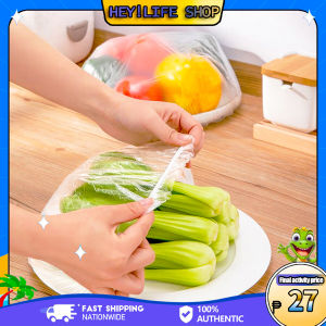 100 PCS Food Cover for Table Disposable Food Covers Elastic Plastic Cover for Dishe Wrap Refrigerator Food Grade Covers