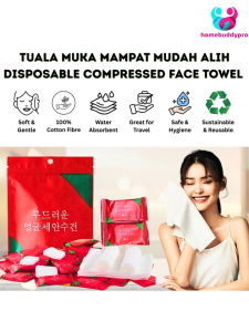 Compressed Travel Face Towel Cotton Fibre Disposable Reusable Lightweight Compact Travel Face Towel