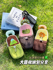 กระเป๋าใส่กล้องภายนอกขนาดใหญ่แบบพกพาสำหรับการเดินทางของ DJI Pocket 3 ป้องกันการตกหล่น กระเป๋าใส่กล้องแบบมีที่วางขาสำหรับการถ่ายภาพกลางแจ้ง