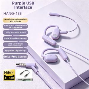 HANG | Apple iPhone Compatible Gaming Earphones with Microphone Over-ear Wired