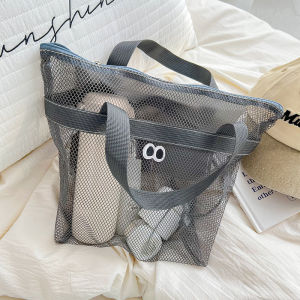 Large Capacity Fitness Bag Wet And Dry Separation Swimming Beach Handheld Waterproof Makeup Bag Travel Toiletry Storage Bag