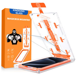 [SAMSUNG] Kính cường lực Khung Tự dán cao cấp KINGKONG Magic Box Độ cứng 9H phủ nano mượt mà siêu bền. Kèm bộ vệ sinh - đủ dòng SAMSUNG S22 S23 S24 ULTRA
