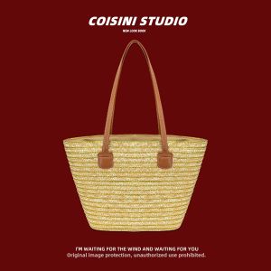 Beach Straw Tote Bag