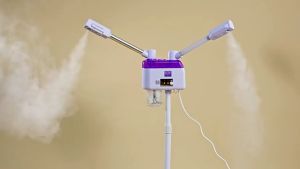 High quality Hot Cold Facial Steamer Professional Face Moisturizer Mist Sprayer Face Steamer Beauty Instrument Household