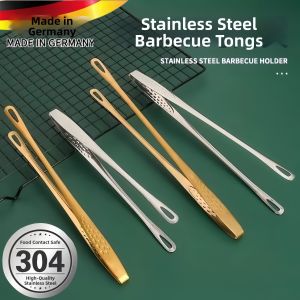 PAMPAS | Korean Style BBQ Tongs 304 Stainless Steel Thick Serving