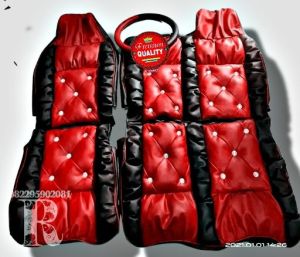 Bungkus jok mobil canter model sofa kancing kristal bonus sarung stir bahan premium