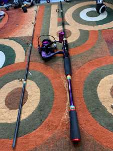 Joran kawaki panjang 1.8M set Reel zorro 3000 sky line