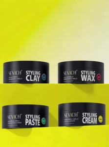Sevich | New Men Hair Clay Wax Natural Strong Hold Modeling Hair Stying Wax Hairstyle Finish Salon Hair Cream Refreshing Hair Mud 80g