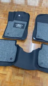 THẢM LÓT SÀN 5D xe Ford Ranger 2022- 2025 - Mẫu KHÔNG Tràn Viền TL có rối đi kèmdày dặn không mùi dễ vế sinh