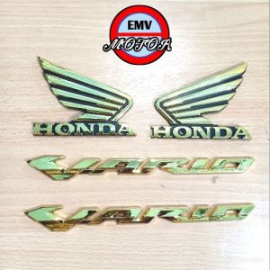 Satu set emblem 3D VARIO plus WINGS