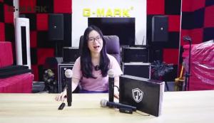 G-MARK | Wireless Microphone G-MARK G24S Karaoke Mic Microphone Work 5 Hours For Speakers Live KTV Show Home Party Church