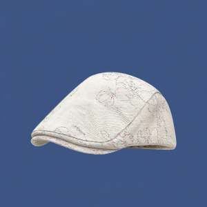 High Quality Retro Multicolor Embroidery Breathable Forward Cap