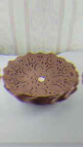 TERMURAH!!Piring Rotan Capuchino Isi 12 Pcs Bahan Tebal