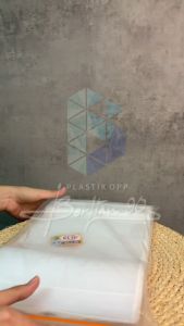 (COD) Plastik Klip Pond 20x30 / Plastik Baju / Plastik Ziplock Bening / Plastik Klip Distro